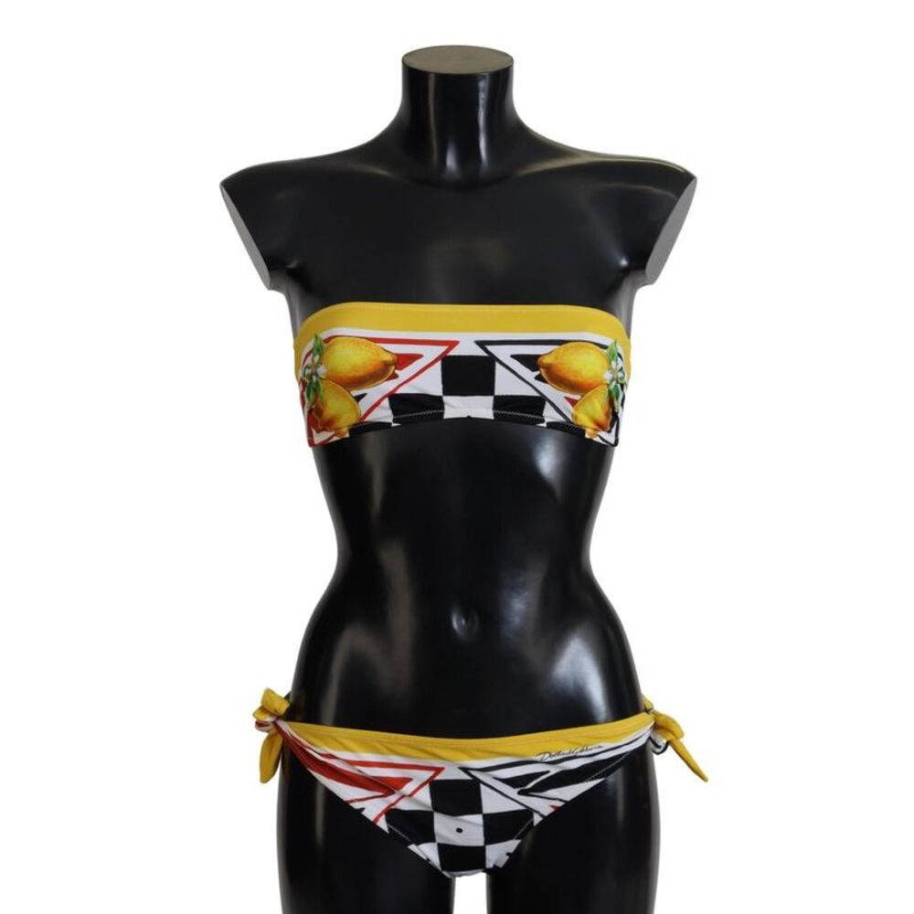 Dolce & Gabbana Dolce Gabbana Bikini Lemon Print BIK1649 Women Multicolor
